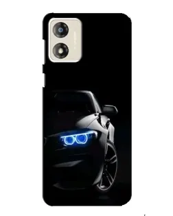 Чехол для Motorola MOTO G13 с картинкой «BMW — ночной взгляд»