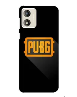 Чехол для Motorola MOTO G13 с картинкой «PUBG — рамка лого»