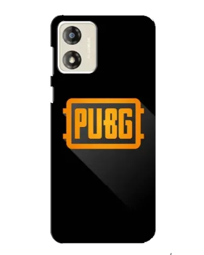 Чехол для Motorola MOTO G13 с картинкой «PUBG — рамка лого»
