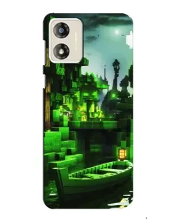 Чехол для Motorola MOTO G13 с картинкой «Minecraft лесной пейзаж» Чехол для Motorola MOTO G13 с картинкой «Minecraft лесной пейзаж»