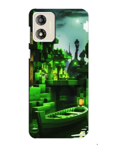 Чехол для Motorola MOTO G13 с картинкой «Minecraft лесной пейзаж» Чехол для Motorola MOTO G13 с картинкой «Minecraft лесной пейзаж»