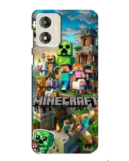 Чехол для Motorola MOTO G13 с картинкой «Замок Minecraft» Чехол для Motorola MOTO G13 с картинкой «Замок Minecraft»
