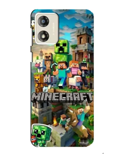Чехол для Motorola MOTO G13 с картинкой «Замок Minecraft» Чехол для Motorola MOTO G13 с картинкой «Замок Minecraft»