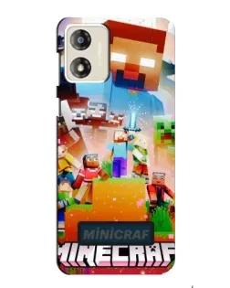 Чехол для Motorola MOTO G13 с картинкой «Minecraft герои игры» Чехол для Motorola MOTO G13 с картинкой «Minecraft герои игры»