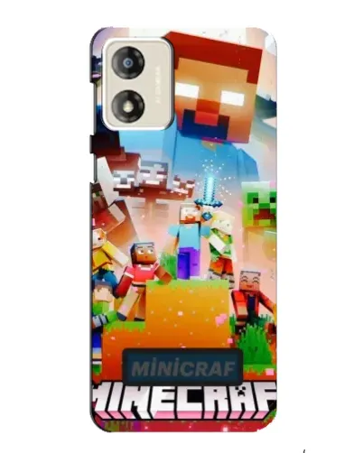 Чехол для Motorola MOTO G13 с картинкой «Minecraft герои игры» Чехол для Motorola MOTO G13 с картинкой «Minecraft герои игры»