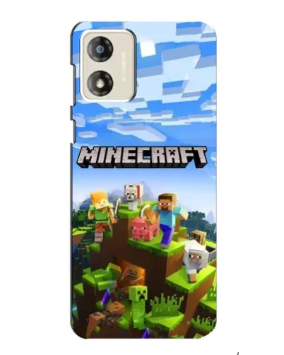 Чехол для Motorola MOTO G13 с картинкой «Minecraft классический мир» Чехол для Motorola MOTO G13 с картинкой «Minecraft классический мир»