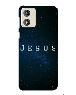 Чехол для Motorola MOTO G13 с картинкой «Звездное небо Jesus»
