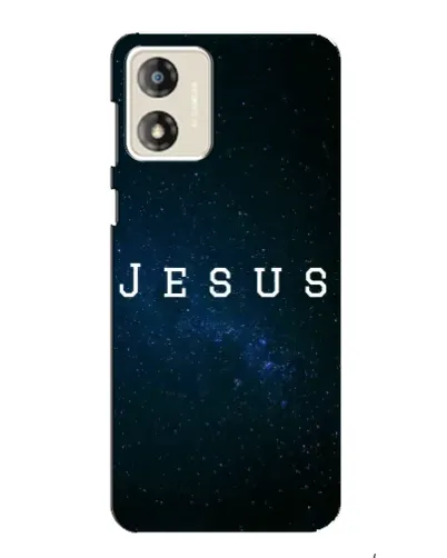 Чехол для Motorola MOTO G13 с картинкой «Звездное небо Jesus»