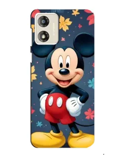 Чехол для Motorola MOTO G13 с картинкой «Осенний Mickey Mouse»
