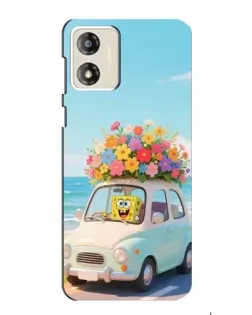 Чехол для Motorola MOTO G13 с картинкой «Автомобильное путешествие»