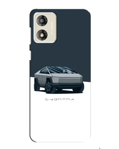 Чехол для Motorola MOTO G13 с картинкой «Серебристый Cybertruck Tesla» Чехол для Motorola MOTO G13 с картинкой «Серебристый Cybertruck Tesla»