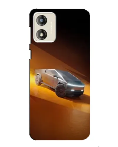 Чехол для Motorola MOTO G13 с картинкой «Cybertruck в пустыне» Чехол для Motorola MOTO G13 с картинкой «Cybertruck в пустыне»