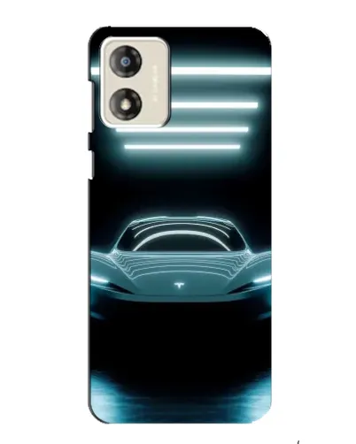 Чехол для Motorola MOTO G13 с картинкой «Tesla в неоне» Чехол для Motorola MOTO G13 с картинкой «Tesla в неоне»