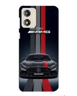 Чехол для Motorola MOTO G13 с картинкой «Mercedes — белый карбон»