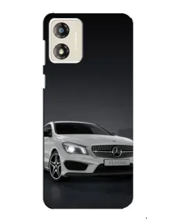 Чехол для Motorola MOTO G13 с картинкой «Mercedes AMG GT Silver»