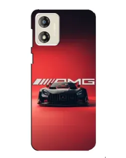 Чехол для Motorola MOTO G13 с картинкой «Mercedes AMG — красная линия»