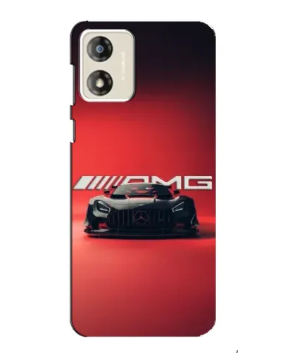 Чехол для Motorola MOTO G13 с картинкой «Mercedes AMG — красная линия»