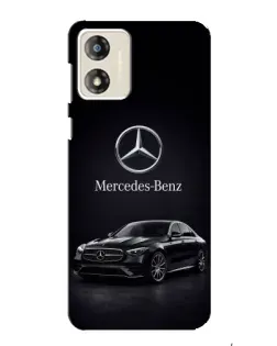 Чехол для Motorola MOTO G13 с картинкой «Mercedes — решетка радиатора»