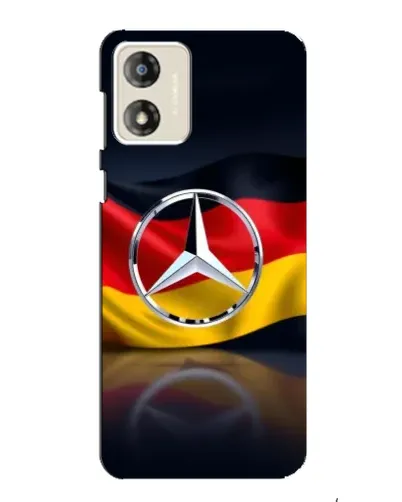 Чехол для Motorola MOTO G13 с картинкой «Mercedes — флаг Германии»