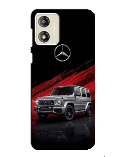 Чехол для Motorola MOTO G13 с картинкой «Mercedes G-Class красный»