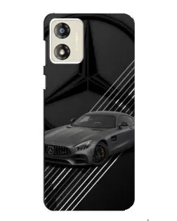 Чехол для Motorola MOTO G13 с картинкой «Mercedes AMG — графика»