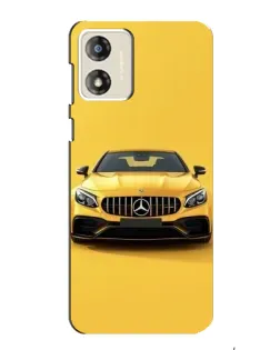 Чехол для Motorola MOTO G13 с картинкой «Желтый Mercedes GT»