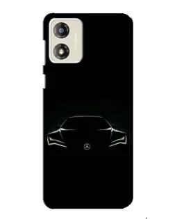 Чохол для Motorola MOTO G13 з картинкою «Mercedes — силует авто»
