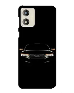 Чехол для Motorola MOTO G13 с картинкой «Audi — ночной контур»