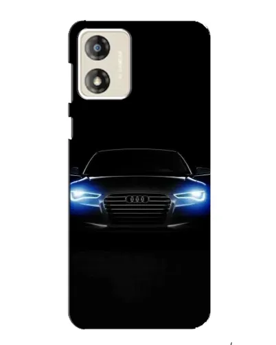Чехол для Motorola MOTO G13 с картинкой «Audi в неоне» Чехол для Motorola MOTO G13 с картинкой «Audi в неоне»