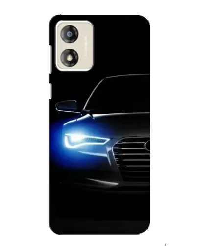 Чехол для Motorola MOTO G13 с картинкой «Неоновый взгляд Audi» Чехол для Motorola MOTO G13 с картинкой «Неоновый взгляд Audi»