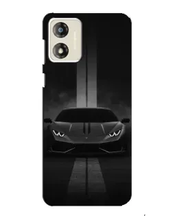Чехол для Motorola MOTO G13 с картинкой «Lamborghini симметрия дорог»