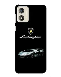 Чехол для Motorola MOTO G13 с картинкой «Логотип Lamborghini классика»