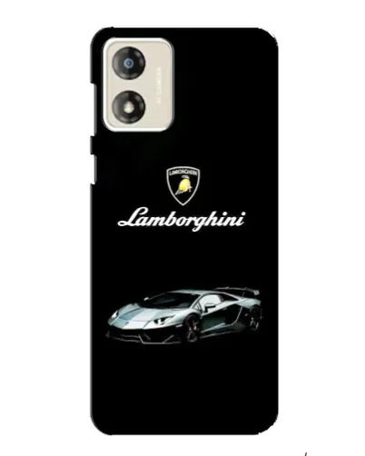 Чехол для Motorola MOTO G13 с картинкой «Логотип Lamborghini классика»