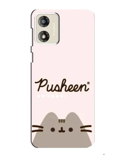 Чехол для Motorola MOTO G13 с картинкой «Pusheen логотип»