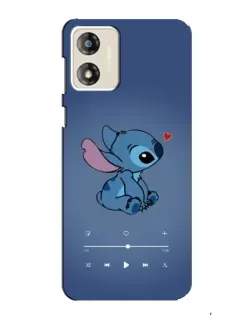 Чехол для Motorola MOTO G13 с картинкой «Музыкальный Stitch»
