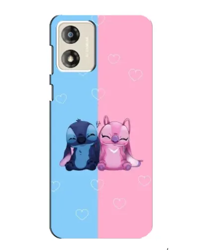 Чехол для Motorola MOTO G13 с картинкой «Stitch и Angel Love» Чехол для Motorola MOTO G13 с картинкой «Stitch и Angel Love»
