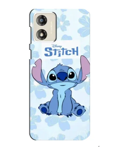 Чехол для Motorola MOTO G13 с картинкой «Stitch среди цветов» Чехол для Motorola MOTO G13 с картинкой «Stitch среди цветов»