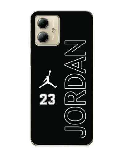 Чехол для Motorola MOTO G14 с картинкой «Jordan Vertical»