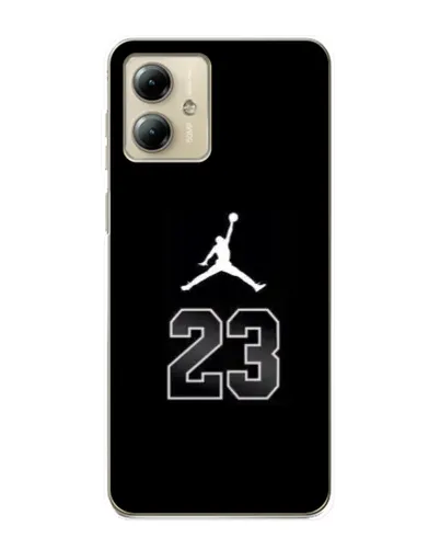 Чехол для Motorola MOTO G14 с картинкой «Jordan Flight 23»