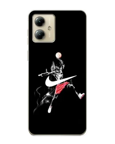 Чехол для Motorola MOTO G14 с картинкой «Jordan Jumpman»