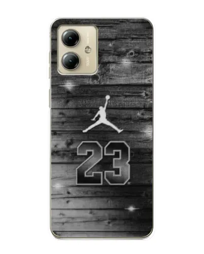 Чехол для Motorola MOTO G14 с картинкой «Jordan Carbon 23»