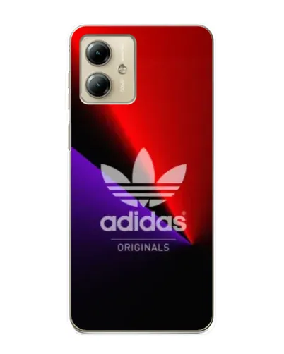 Чехол для Motorola MOTO G14 с картинкой «Adidas Red Neon»