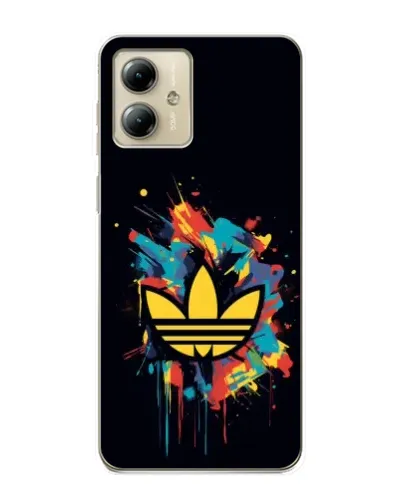 Чехол для Motorola MOTO G14 с картинкой «Adidas Splash»