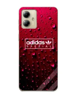 Чехол для Motorola MOTO G14 с картинкой «Adidas Gold Marble»