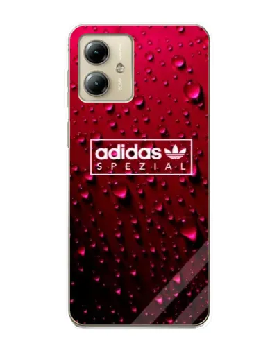 Чехол для Motorola MOTO G14 с картинкой «Adidas Gold Marble»