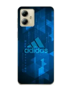 Чехол для Motorola MOTO G14 с картинкой «Adidas Sport Art»