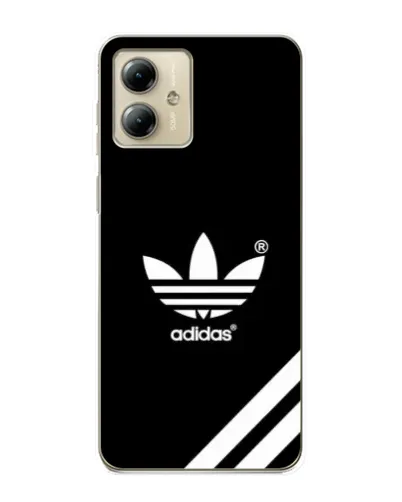 Чехол для Motorola MOTO G14 с картинкой «Adidas с диагональными полосами»