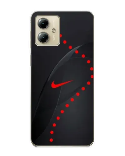 Чехол для Motorola MOTO G14 с картинкой «Абстрактный дизайн Nike»