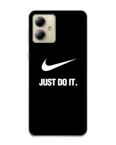 Чехол для Motorola MOTO G14 с картинкой «Классический принт Nike»