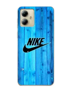 Чехол для Motorola MOTO G14 с картинкой «Голубое дерево Nike»
